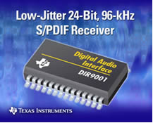 Цифровой ресивер от Texas Instruments DIR9001