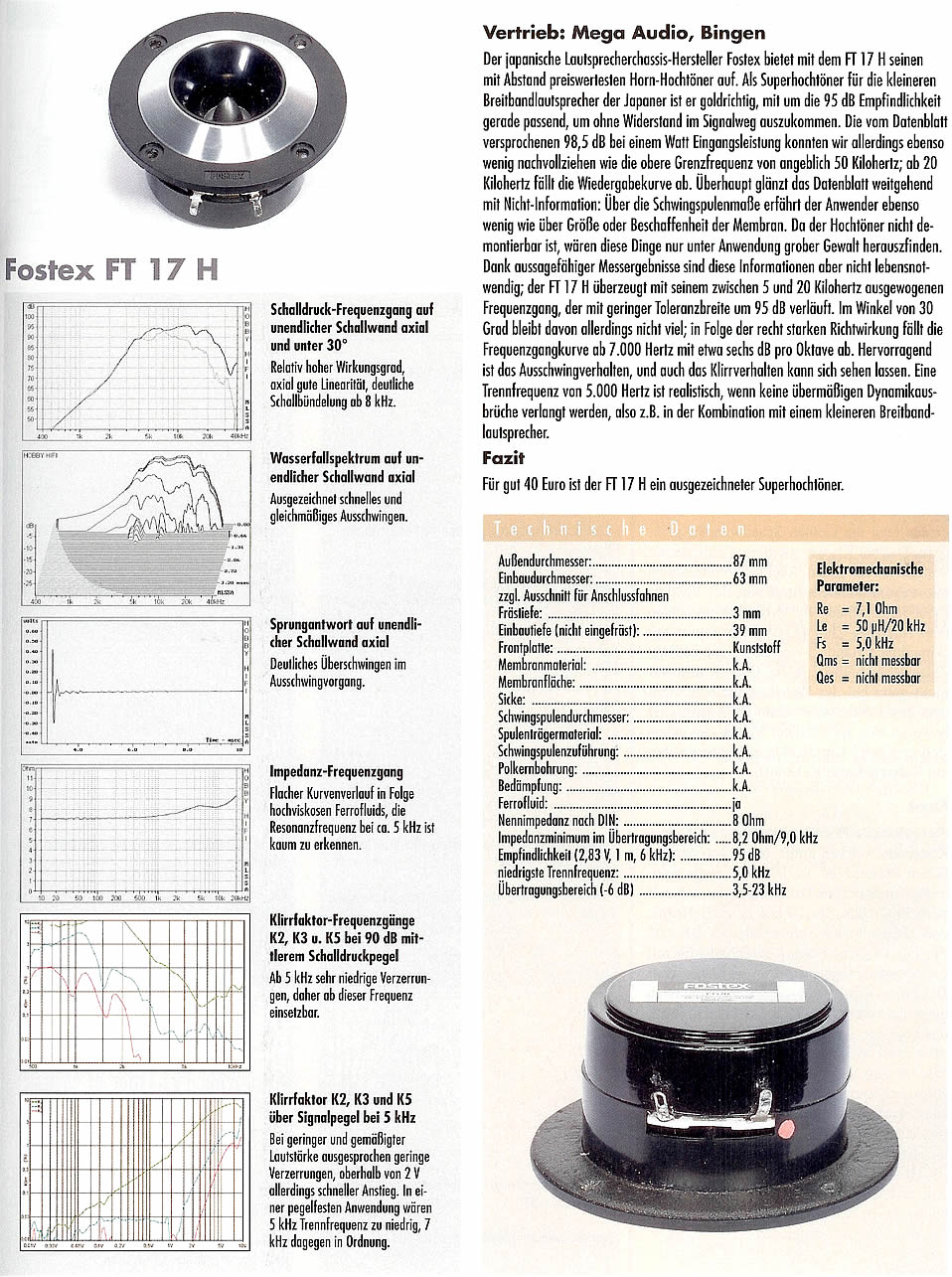 Fostex ft 17 sales h